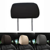 1x Car Premium Cloth Headrest Cover For Car Trucks SUV Universal Elastic Neck Pillow Cover Dustproof Interior Accessories