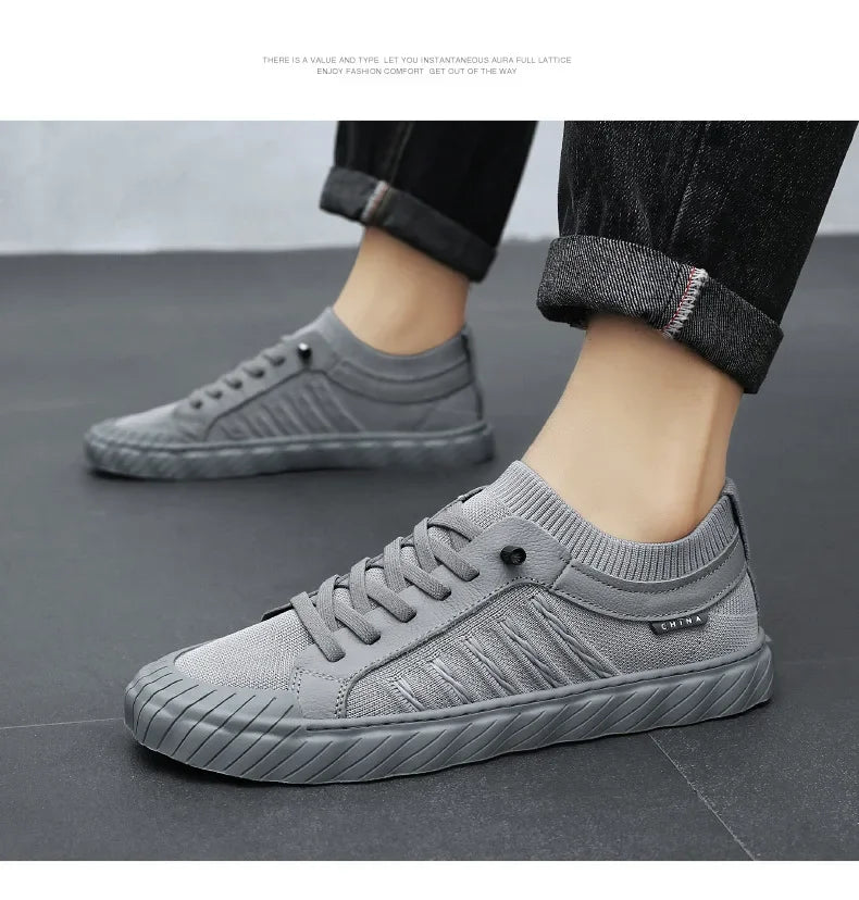 Men's Shoes Casual Outdoor Comfortable Breathable Lace-Up Mesh Sneakers Man Sports Walking Footwear Designer Shoes