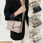 Load image into Gallery viewer, Fashion Handbag Ladies Solid Color Simple Crossbody Bag Women Stylish PU Leather Messenger Shoulder Bag Leisure Bag
