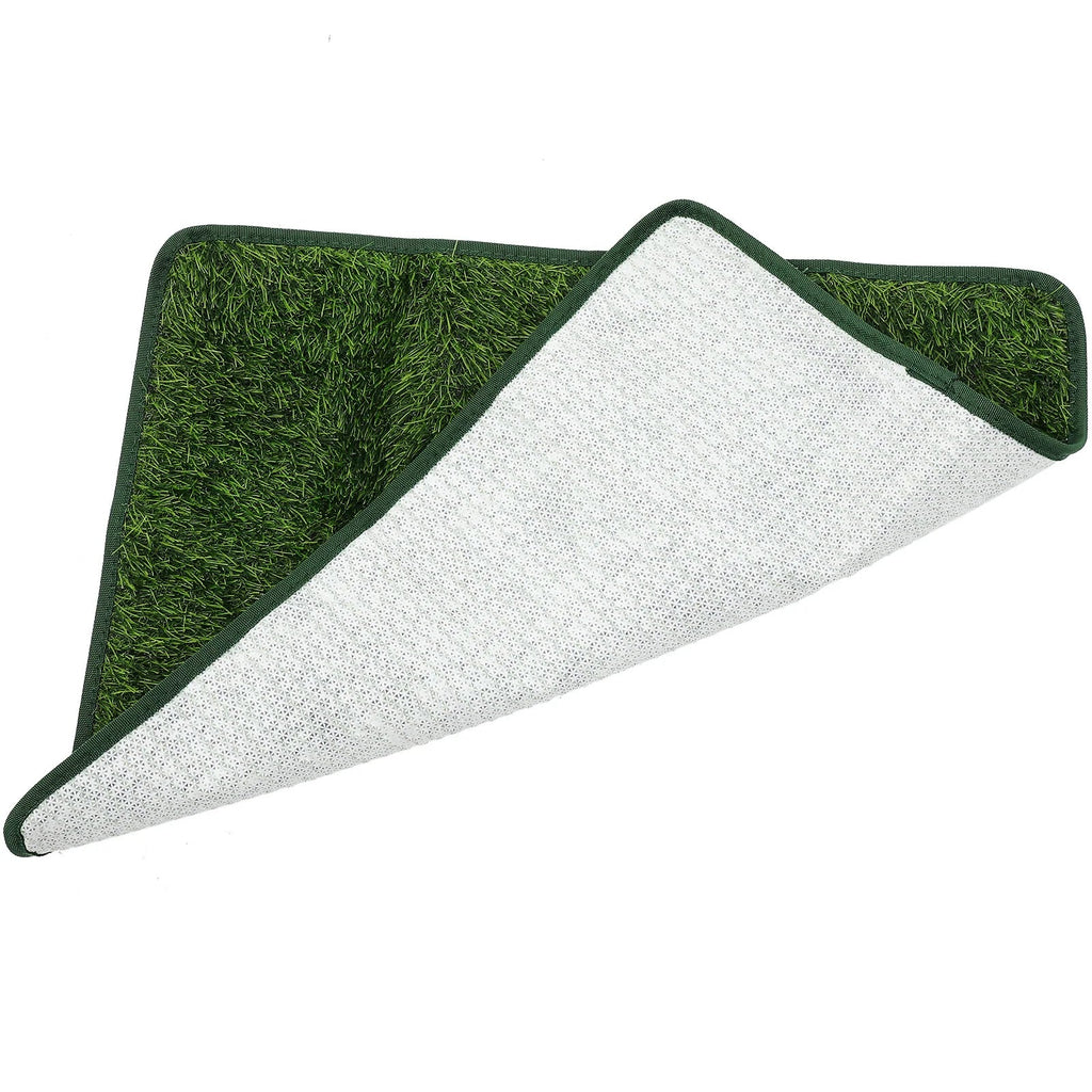 Pet Mat Vivid Pee Pad Cage Wear-resistant Grass outside Rug Accessories Playing Fake Baby Pads