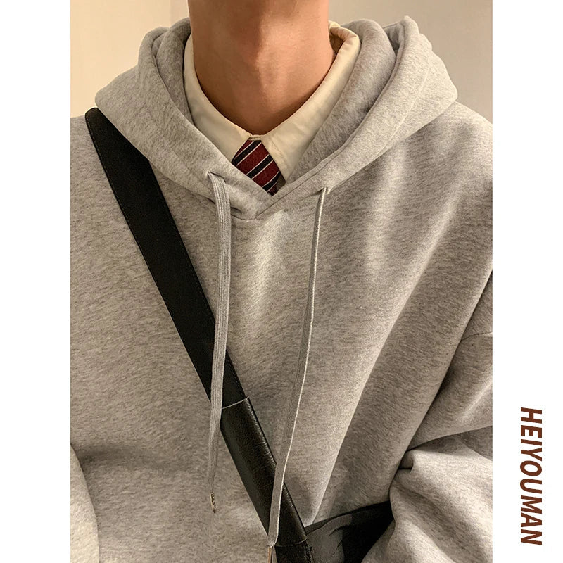 6 Colors Spring Autumn Hoodie Men Harajuku Fashion Casual Oversized Hoodies Couples Loose Hooded Sweatshirt Streetwear