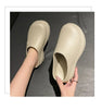 New Women's Hole Shoes Summer EVA Thick Sole Elevated Sandals Comfortable Anti Slip Baotou Beach Garden Shoes Indoor Slippers