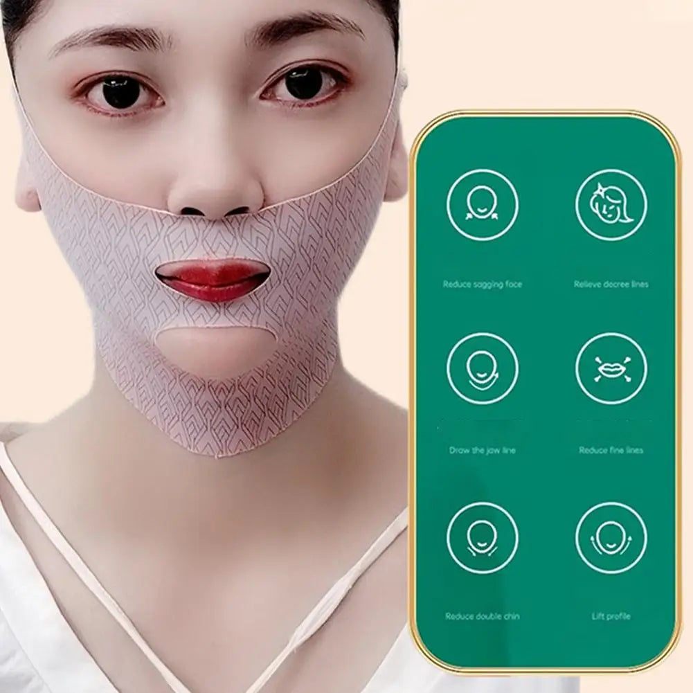 Chin Cheek Slimming Bandage V Shaper V Line Lifting Mask Face Lifting Anti Wrinkle Strap Band Sleeping Mask Beauty Health