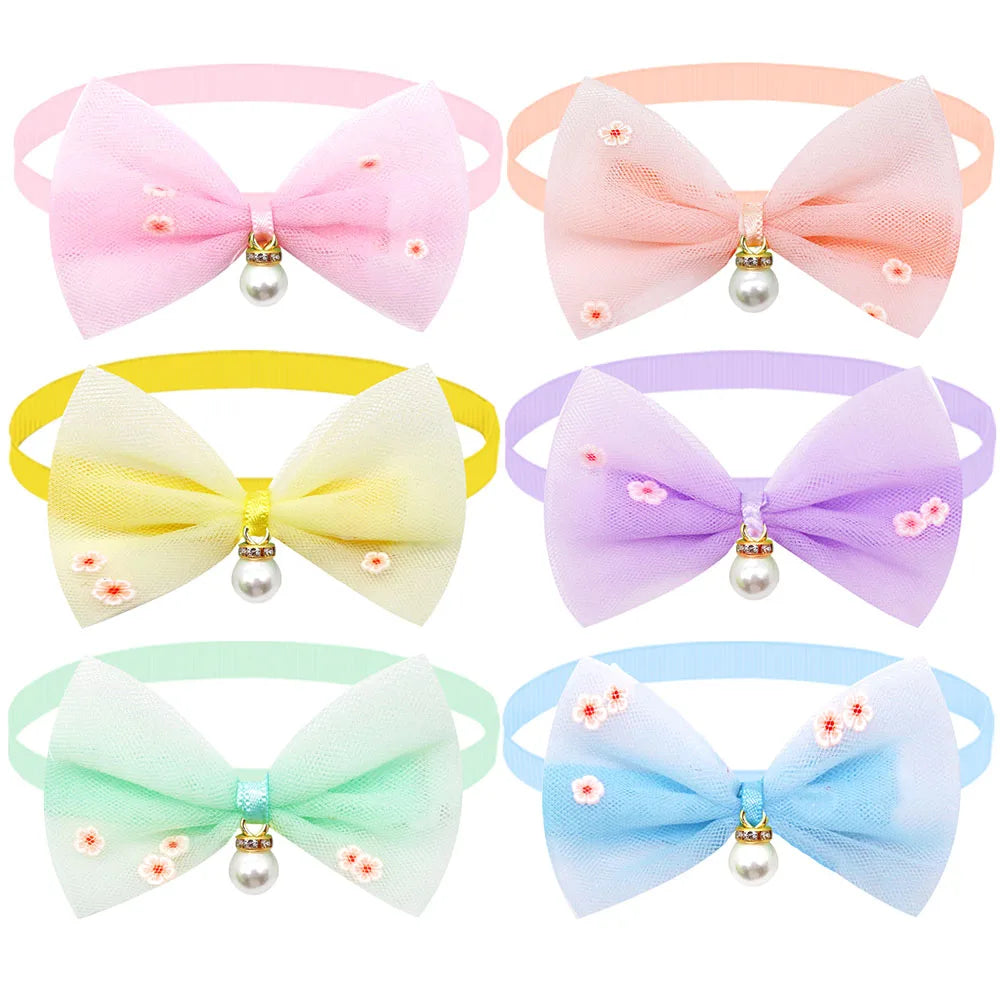 New Dog Bows 20/40PCS Adjjustable Pet Grooming Accessories For Dog Bowties Pet Collars Wholesale Dog Supplies Puppy Bow Ties