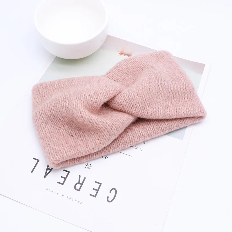 Knot Kids Headband Warm Knitted Children Baby Girl Headbands Hair Band Winter Soft Turban Hair Accessories Haarband