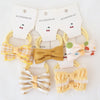 10Pcs/Lot  Children's Cute Headwear Hair Accessories Baby's Basic Bow Tie Band Set Small Scrunchie Kids Elastic Hair Ties