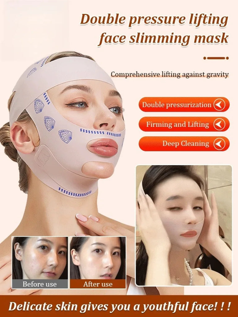 Chin Cheek Slimming Bandage V Shaper V Line Lifting Mask Face Lifting Anti Wrinkle Strap Band Sleeping Mask Beauty Health