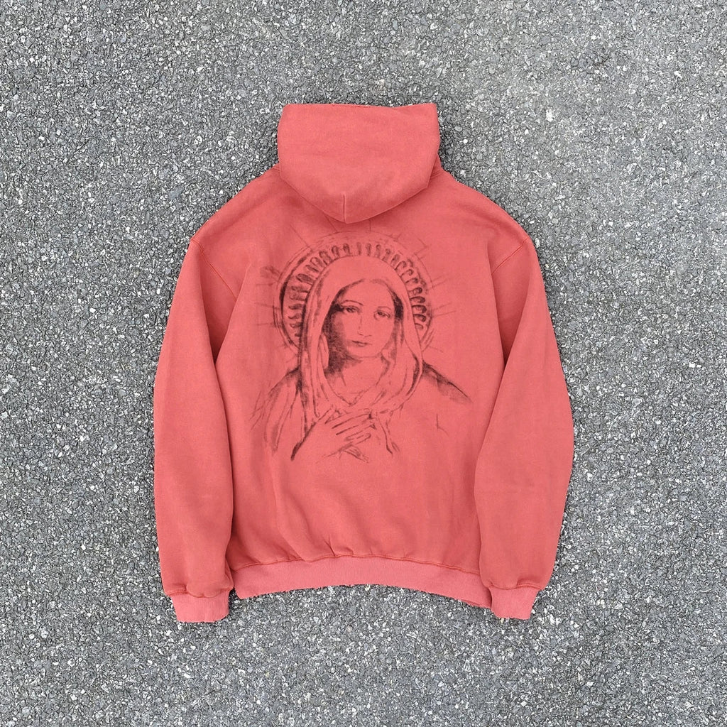 Yao Fashion Saint OF Michael Luxury Vintage Streetwear Pullover Sweatshirt Y2k Men Tops Oversize Casual Retro Hoodies For Men
