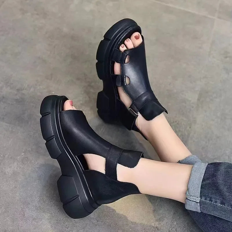 Women Sandals Soft Stitching Ladies Sandals Comfortable Flat Sandals Women Open Toe Beach Shoes Woman Footwear Sandalias Treking