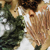 50 Pcs DIY Wooden Stick Natural Sticks Bulk Stickers Mini Long Branches for Crafts Log Decorations Child House Accessories Home