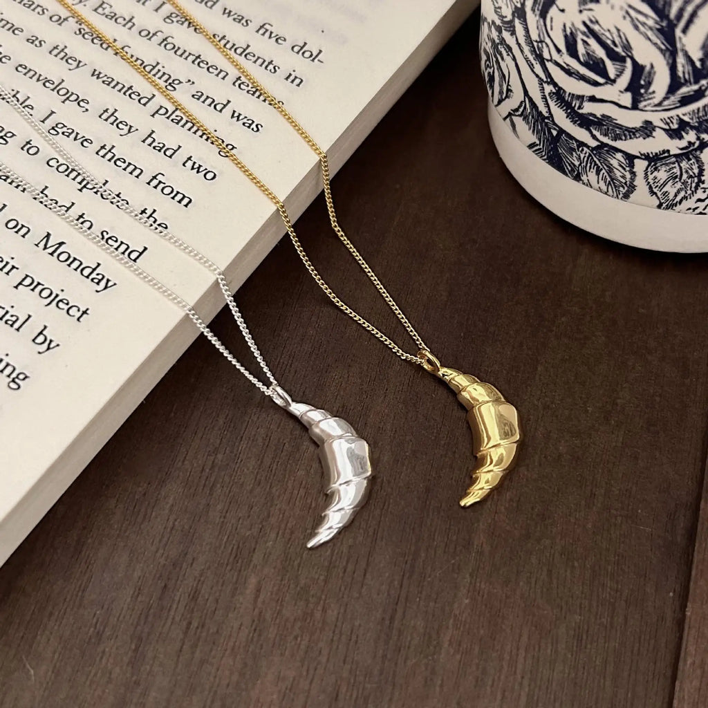 48Hour Shipping~All 925 Sterling Silver Moon Necklaces Are Simple and Elegant Original Necklaces