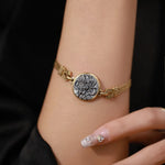 Load image into Gallery viewer, Foxanry Silver Color Portrait Pattern Bracelet For Women Couple Trendy Vintage Ethnic Creative Personality Birthday Jewelry Gift

