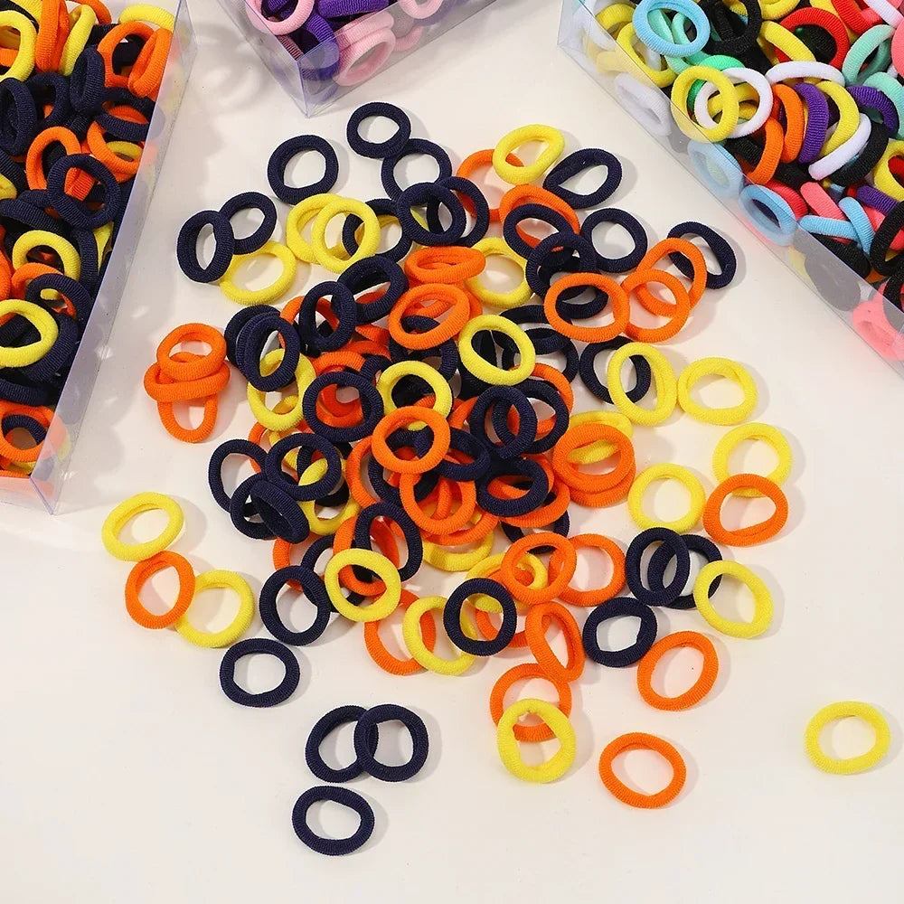 20/50/100pcs Baby Girls Colorful Small Elastic Hair Bands Children Ponytail Holder Kids Headband Rubber Band Hair Accessories