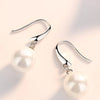 Fanqieliu 925 Silver Needle Fashion Jewelry Pearl Drop Earrings For Lady New FQL23508