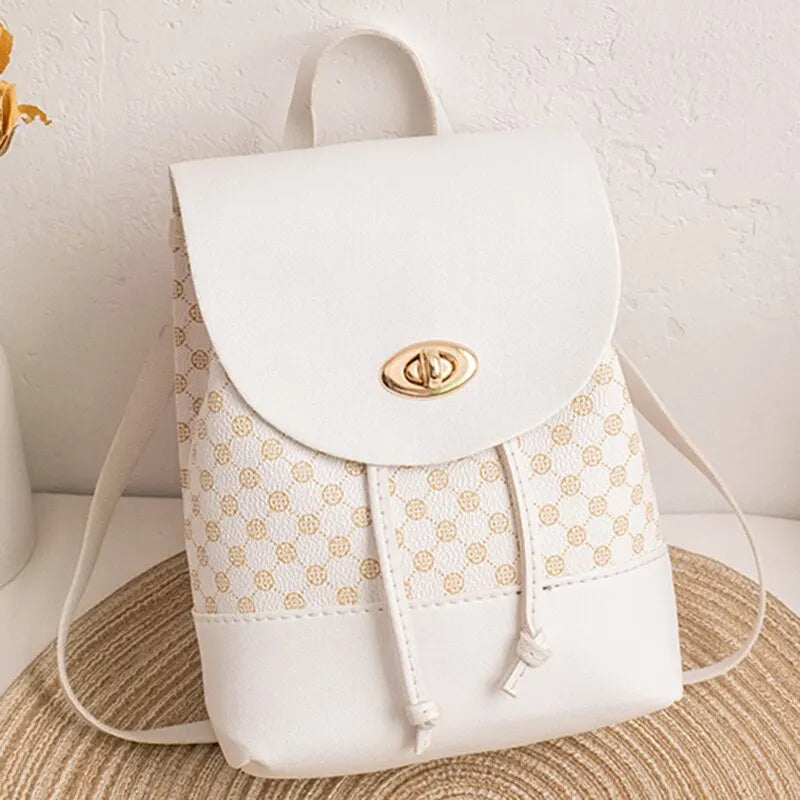 Travel Backpack for Women Mini Cute Purse and Shoulder Bag PU Leather