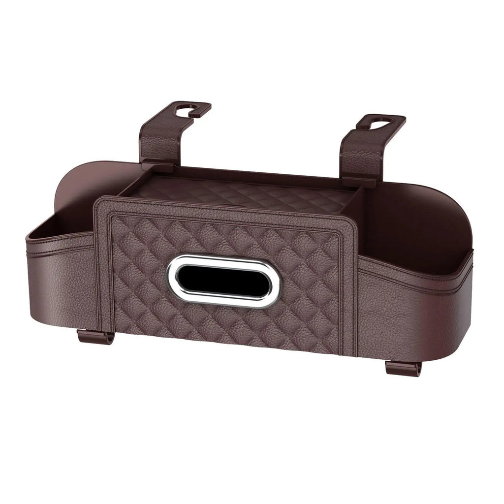 Car Headrest Backseat Organizer Automotive Accessories Auto Back Seat Paper Box Multifunctional Back Seat Storage Box Tissue Box