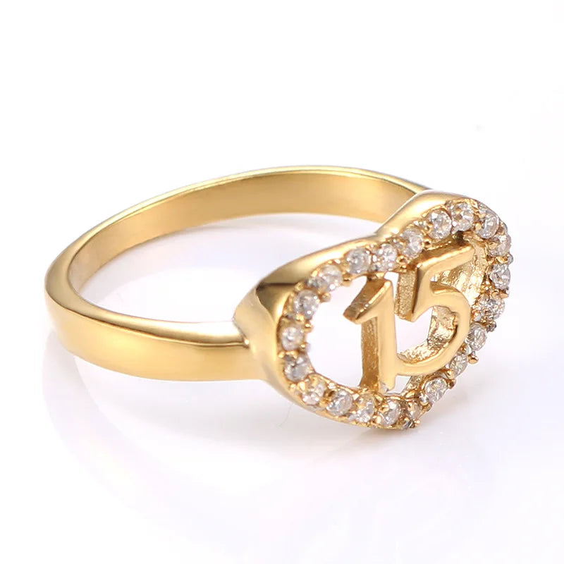 15 year old rings for quinceanera  favor quince gift for girl