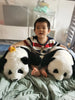 Chinese Fubao Giant Panda Huahua  Kawaii Plush Toy Birthday Gift To Friends And Classmates Home Decor Soft Plush Furry Panda Toy