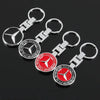 Creative Metal Car Keychain Pendant Key Ring Car Accessories For Mercedes Benz AMG W203 W206 W220 W205 W211 W212 W201 W210 W108