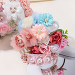 Load image into Gallery viewer, 1pcs Bride Wedding Hairband Artificial Flower Crown Headband Hair Accessories Women Girls Sweet Floral Hair Hoop Party Headwear

