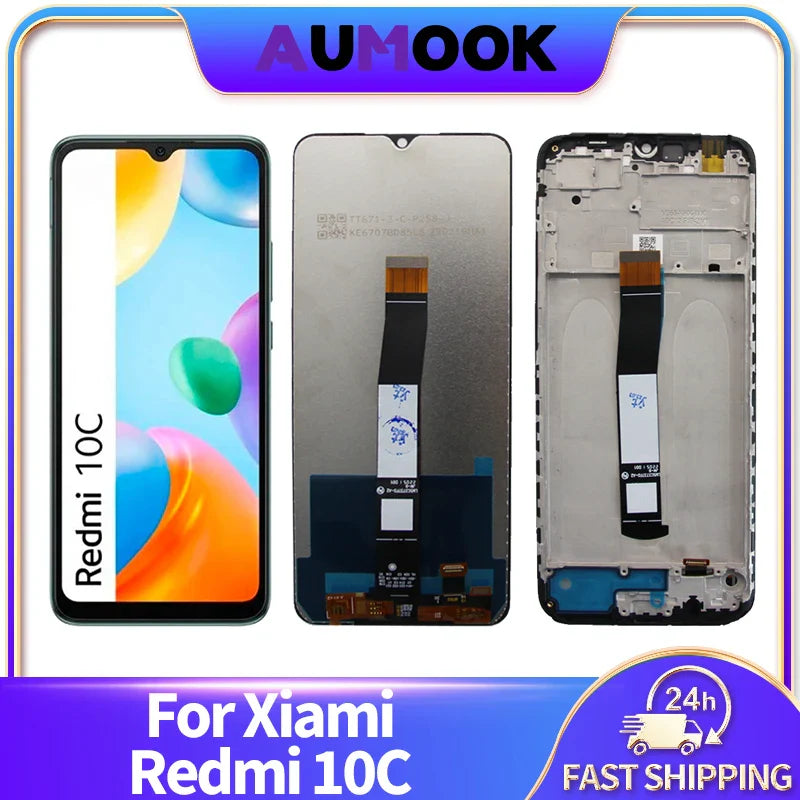 6.71" IPS LCD For Xiaomi Redmi 10C Display Touch Screen Digitizer Assembly 220333QAG 220333QBI 220333QNY 220333QL LCD Parts