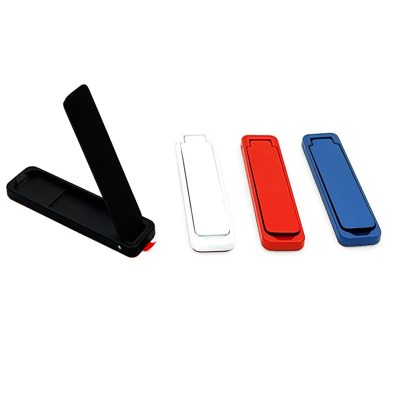 Ultra-thin Mini Holder Metal Folding Mobile Phone Bracket Back Sticker Invisible Cellphone Desktop Support Phone Stand