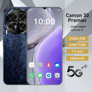 Original Mobile Phones Camon 30 7.3 HD Screen SmartPhone 22G+2T 5G Dual Sim Celulares Android Unlocked 6800mAh Cell celular NFC