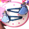 2Pcs Cartoon Princess Disney Mermaid Ariel Shine Hair Clips BB Clips Kids Hairpins Girls Hair Accessories Baby Headdress Gift