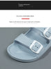 New Sandals Mute Shoes Slope Thick Platform Comfortable Buckle Fashion Women Shoes Beach Travel Slides Shoes Female 2023