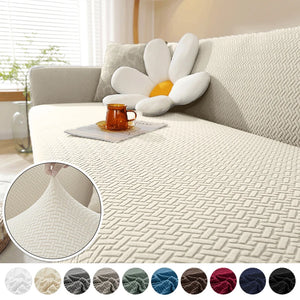 Elastic Solid Sofa Cover 1/2/3/4/5 Seater Cover For Sofa Couch Armchair L-shaped Corner Sofa Protector Slipcover For Living Room