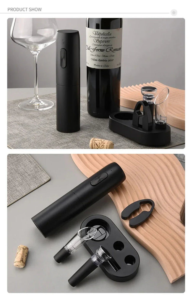 Xiaomi Electric Wine Bottle Opener 5 in 1 Automatic Wine Bottle Opener for Wine Lovers Gift Home Kitchen Party Bar Wedding