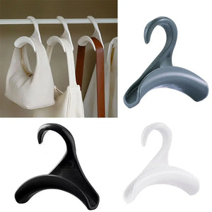 Multifunctional Plastic Hanging Storage Rack Closet Rod Anti-Damage Purse Handbag Hanger Hooks Hanger Hook Wardrobe