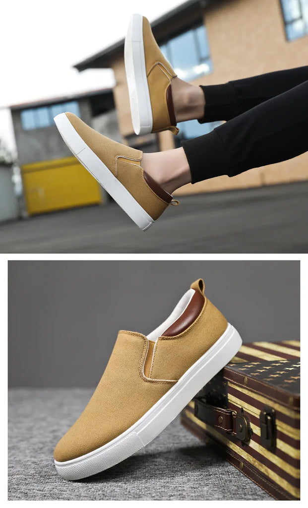 Men Shoes Canvas Sneakers Flats Lace up Leisure Loafers Fashion Comfort Rubber Sole Non Slip Sneakers 45 45 47 48 Large Size