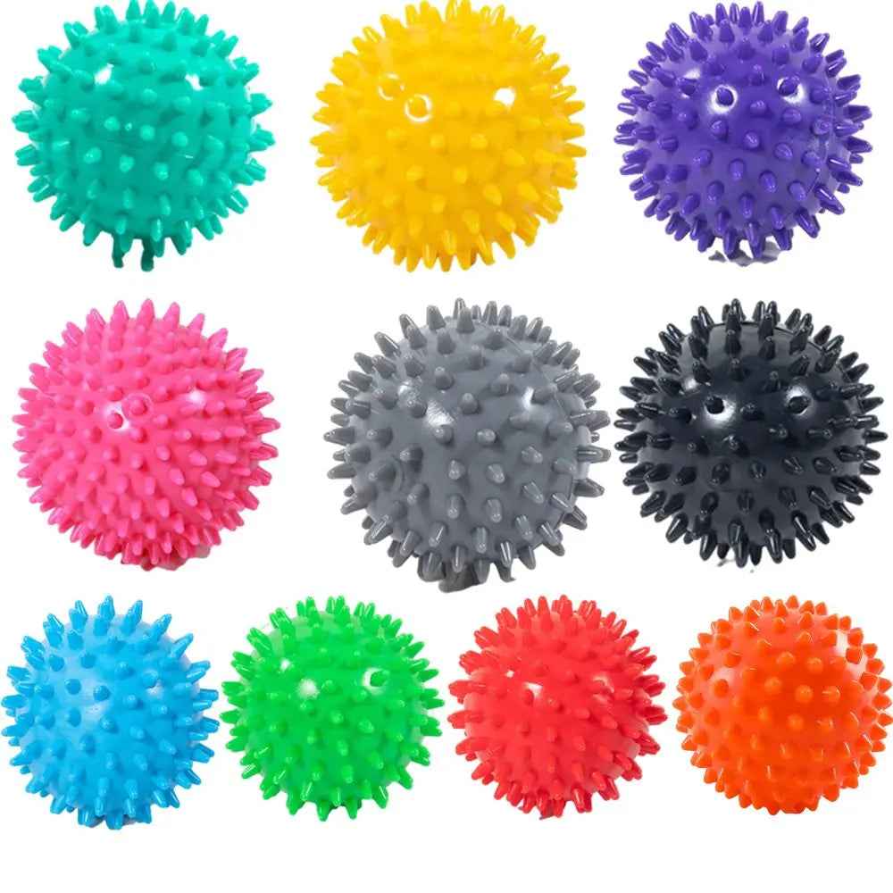 1PC Spiky Massage Roller Ball for Body Deep Tissue Back Massage Foot Massager Pain Stress Relief Muscle Soreness Relief Ball