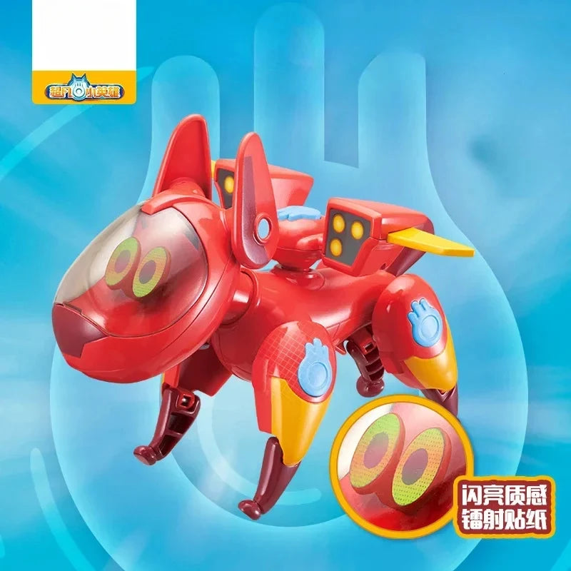 PETRONIX DEFENDERS Max Mode Pet Pup-E 2-IN-1 TRANSFORMING From Dog Pet to Plane Action Figure New Anime Peripherals Toys Gift