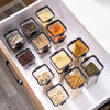 Sealed Plastic Food Storage Box Candy Dried Jars Fridge StorageTank Containers Household Items Kitchen Organizer 460ml 700ml
