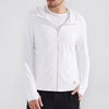 Full Zip Men's Sun Protection Hoodie Shirt UPF 50+ Long Sleeve  SPF Rash Guard Fishing Swimming Light Weight