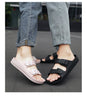 New Sandals Mute Shoes Slope Thick Platform Comfortable Buckle Fashion Women Shoes Beach Travel Slides Shoes Female 2023