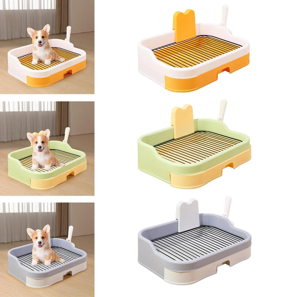 Dog Toilet Dog Potty Pan Pet Accessories Cleaning Tool Reusable Portable Easy to Clean Puppy Training Potty Tray Dog Potty Tray