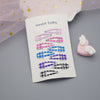 10pcs Children Hair Pin Dot Simple Colorful Hair Clips for Girls Princess Sweet Headwear Girls Kids Hair Accessories