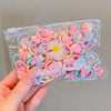 10/20Pcs/Set New Cute Cartoon Headbands Girls Elastic Hair Bands Hair Accessories for Kids Scrunchies Headwear Ornaments Gift