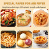 50Pcs Air Fryer Disposable Paper Non-Stick Airfryer Baking Papers Round Air-Fryer Paper Liners Paper Kitchen Accessories