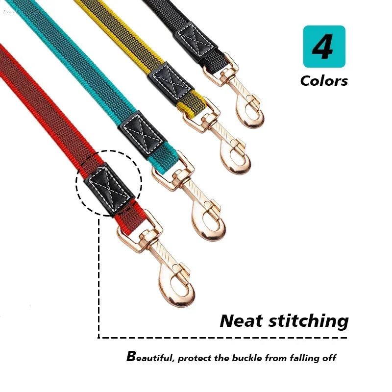 1.5/2/3/5M Pet Leash Non Slip Long Threads Dog Leash for Dogs Bright Color Outside Traning Dogs Traction Rope Pet Accessories