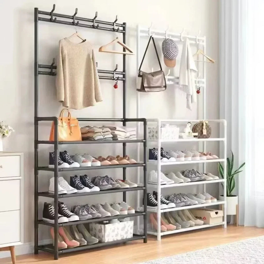 Shoe Multi-ayer Rack DIY Organizer Clothes Storage Load-bearing Organizer Hat Hanger Household Shoes  Multifunctional Shoe Rack