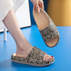 Rimocy Leopard Thick Platform Slippers for Women Home Couple Soft Sole Slide Sandals Woman 2023 Summer Beach Flip Flops 34-45