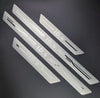 Car Door Sill Scuff Plate Stickers for 2021 Volkswagen ID.4 Stainless Steel Accessories VW ID4 Styling