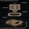 Plate Carrier Phone Mount Vest Phone Holder Foldable MOLLE Navigation Phone Carrier Board For Screen Size 4.7"-6.7"
