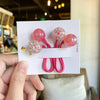 2pcs children colorful hair rubber bands elastic ball hair ties for kids girls cute hair balls hair rope baby hair accessories