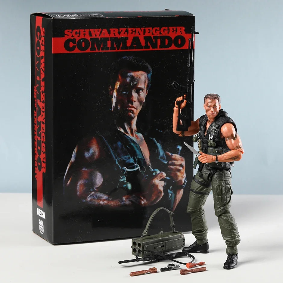 NECA Commando John Matrix Schwarzenegger 7" Action Figure Collection