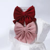 2pcs/set Elegant Sweet Bow Ribbon Hair Clip Fashion Simple Solid Clip Hair Pin Retro Barrettes with Clips Girls Hair Accessories